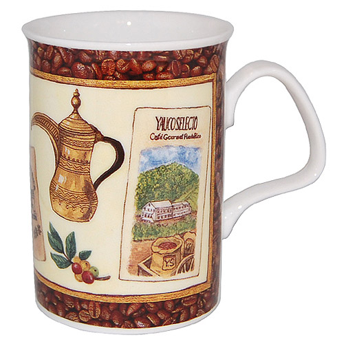 Fancy Coffee Bone China Mug - Yauco Selecto