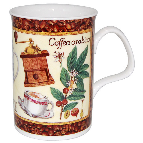Fancy Coffee Bone China Mug - Arabica